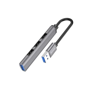 هاب 4 پورت USB-A هوکو با ورودی usb3.0 مدل HB26