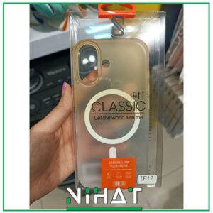 گارد گوشی فیت کلاسیک طلایی از آیفون 13 تا 16 پرو مکس